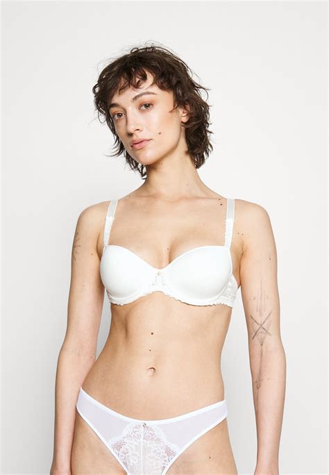 Chantelle EVERY CURVE HALF CUP MEMORY BRA - Bügel BH - milk/weiß - Zalando