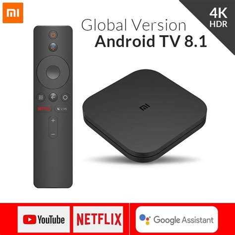 Xiaomi Mi TV Box S 4 Android 8.1 4K HD QuadCore Smart Bluetooth 2GB 8GB ...