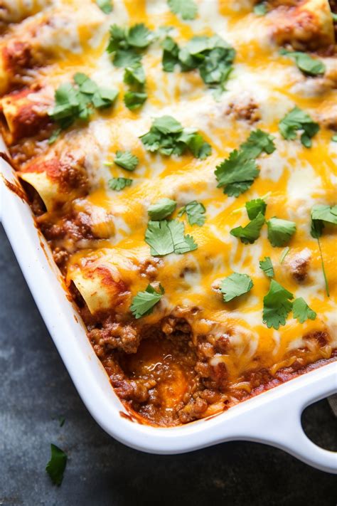 Ground Beef Enchiladas