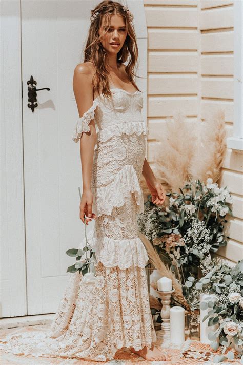 The most romantic boho wedding dresses every bride will want right now ...