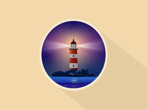 lighthouse animation by Alona Kolomiiets on Dribbble