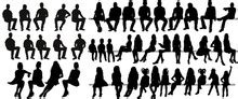 woman sitting silhouette  stock photo public domain pictures