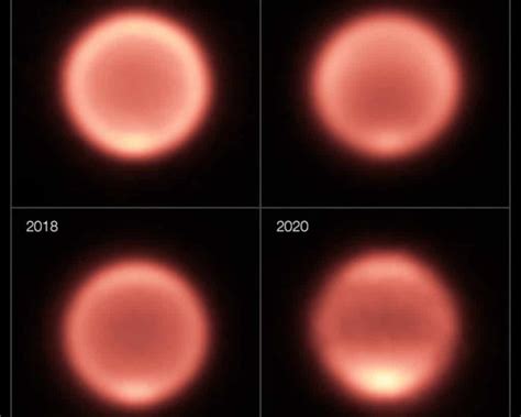 Surprising changes in Neptune's temperatures captured