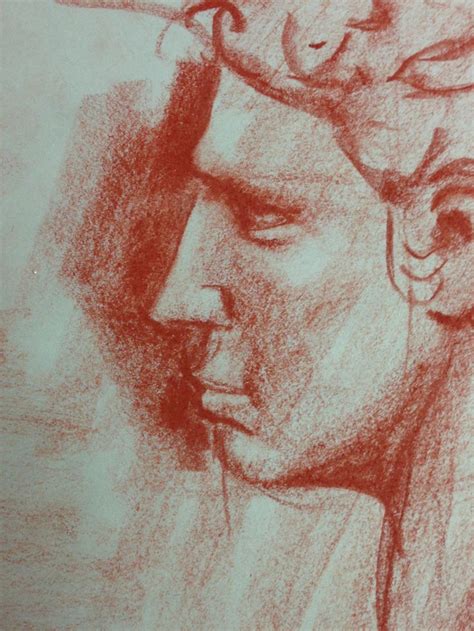 Busting out the conte crayon | Abstract artwork, Conte crayon, Drawings