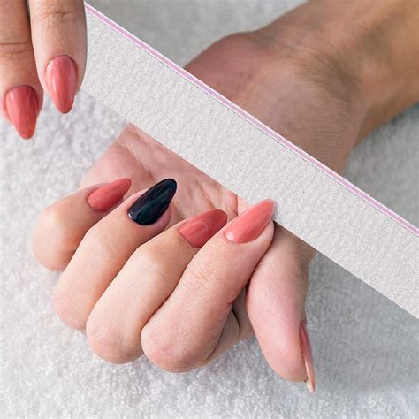 24 Count Nail Files and Buffers Set - 100/180 Grit for Fingernails, 80/