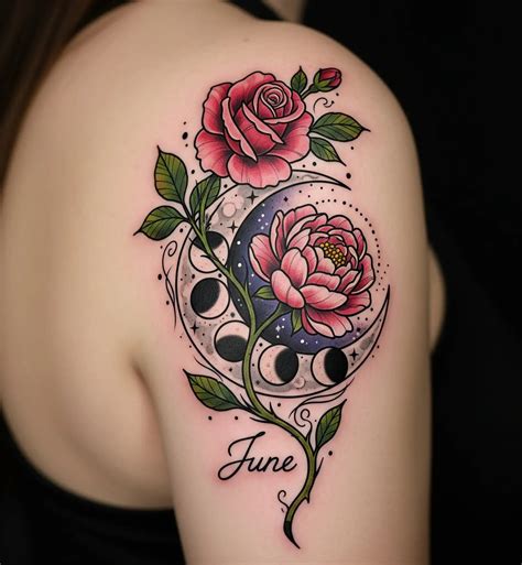 10 Stunning June Flower Tattoos With Meaning
