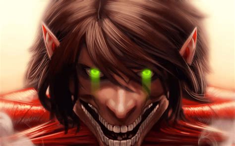 [200+] Attack On Titan Titan Eren Wallpapers | Wallpapers.com
