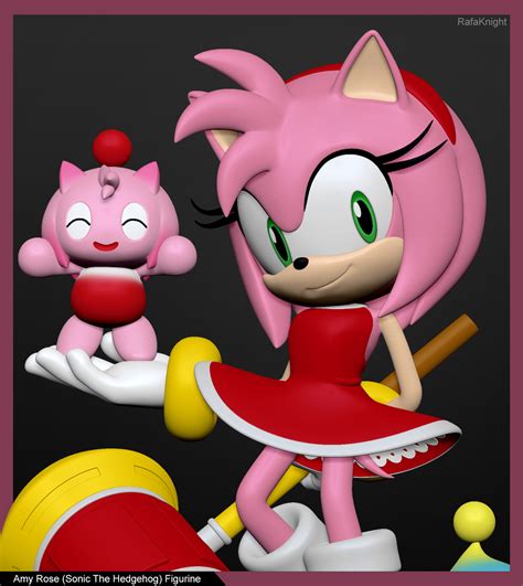 ArtStation - Amy Rose - Figurine