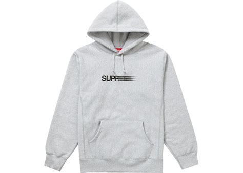 Supreme Motion Logo Hooded Sweatshirt (SS20) Ash Grey - SS20