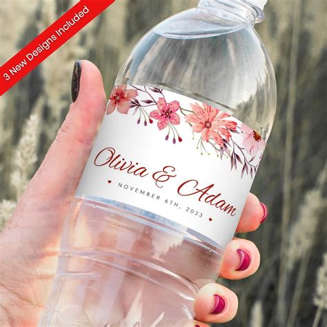 Wedding Water Bottle Labels Wedding Favor Labels Printable - Etsy
