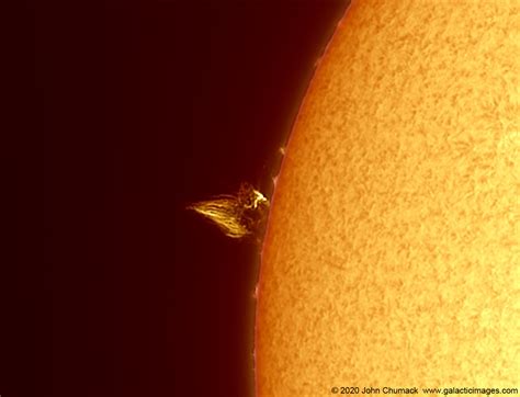 A Nice Solar Prominence on 05-25-2020 - Galactic Images