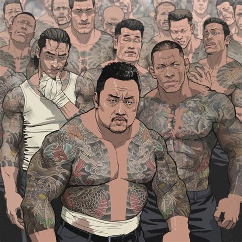 ArtStation - Якудза, Сын Ын Ким | Yakuza tattoo, Japanese gangster ...