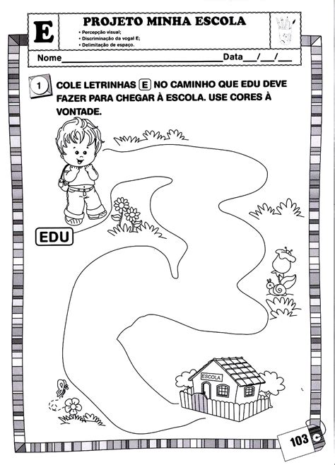 Atividades Minha Escola 1 Ano