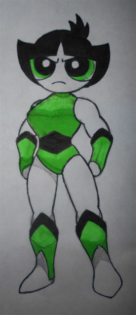 Powerpuff Girls Future Muscular Buttercup by Zurgidot23 on DeviantArt