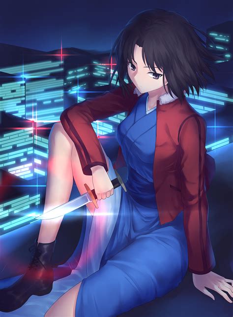 Ryougi Shiki - Kara no Kyoukai - Mobile Wallpaper by May Yoiiiii