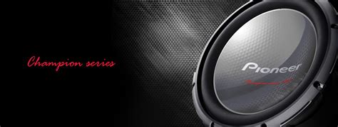 Champion Series Subwoofers | Pioneer Middle East - Car Stereo, Car ...