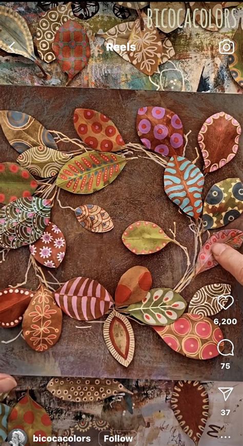 Colorful Leaf Art Project