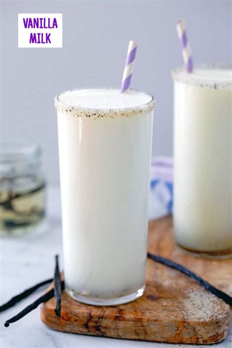 Vanilla Milk Recipe - We are not Martha