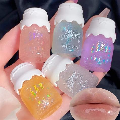 amazoncom mrettick  colors shimmer lip gloss set hydrating lip glow