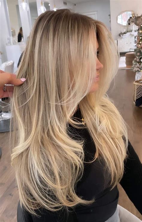 pin  caitlin sidor  hurr hair highlights perfect blonde hair