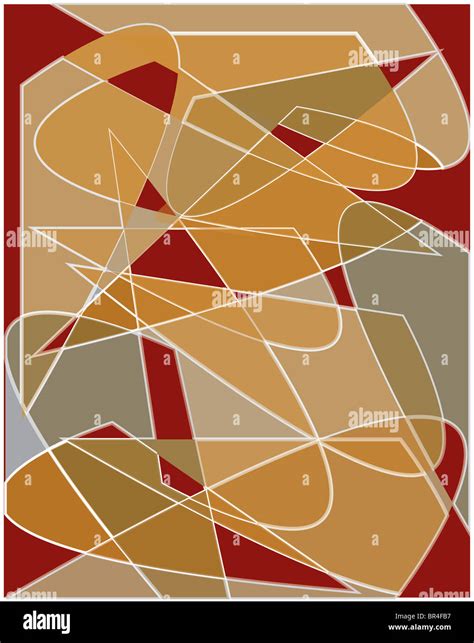 Red and brown abstract art pattern Stock Photo - Alamy