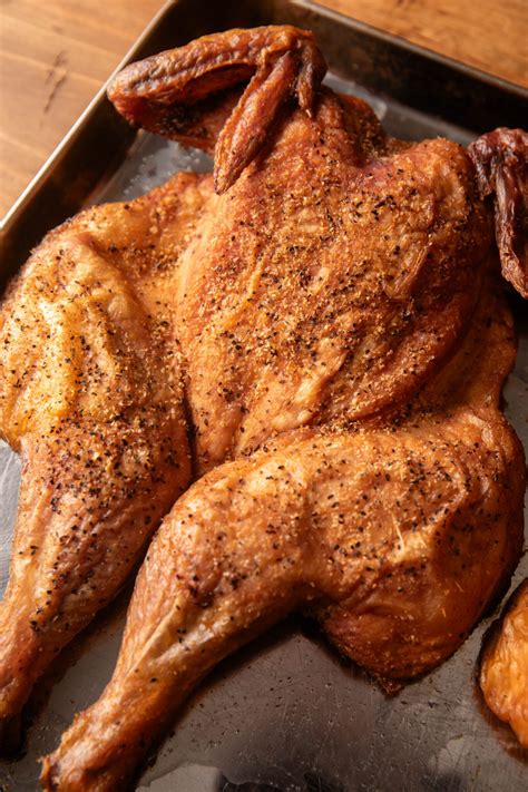 Smoked Spatchcock Chicken (With Extra Crispy Skin!) - Cooks with Soul