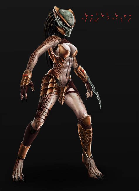 Predator (Yautja) female by Prohibe on DeviantArt