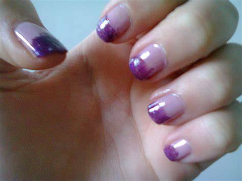 Unha Lilás Degradê - Queens Of Rock: Unhas Da Semana - Degradê Roxo e Lilás
