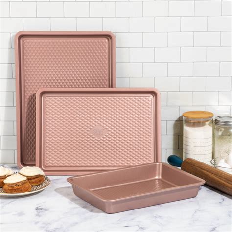 3-Piece Bake Set, Rose Shimmer Collection – Thyme&Table