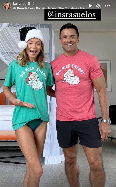 Kelly Ripa and Mark Consuelos Show Off 'Big Nick Energy' on Christmas