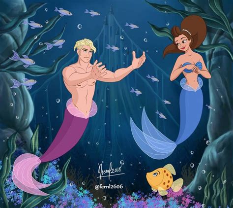 AQUATA by FERNL on DeviantArt | Disney fan art, Mermaid drawings ...