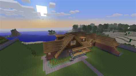 compact mountain house  minecraft  kimax  deviantart
