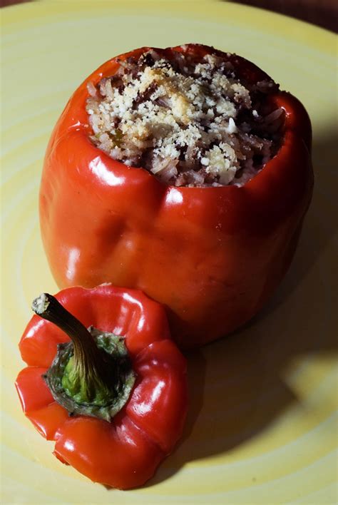 stuffed peppers    good   stuffed  flickr