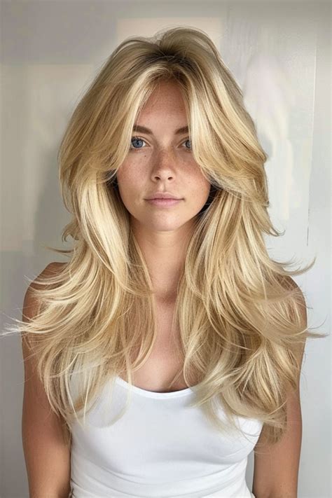 Blonde long layered haircuts – Artofit