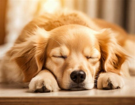 Premium AI Image | Cute dog sleeping