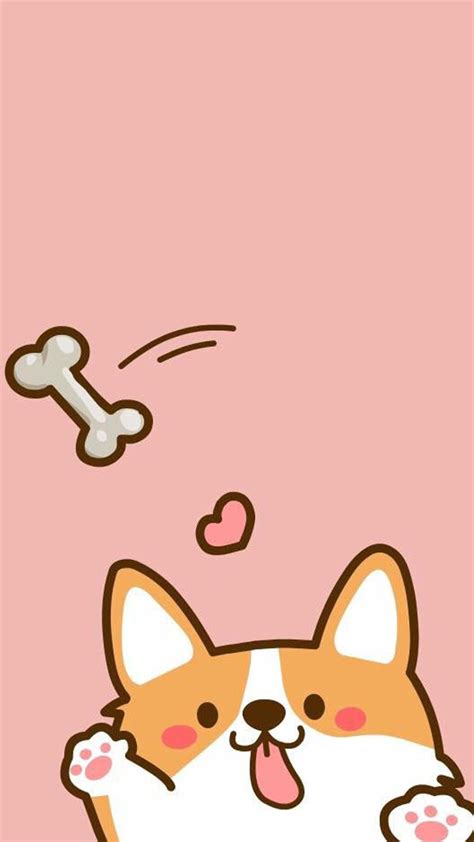 Cute Cartoon Corgi Wallpapers - Wallpaper Cave