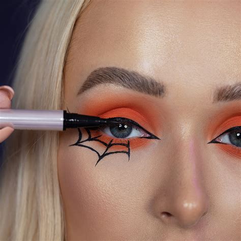 Spider Web Eye Makeup Step By | Saubhaya Makeup