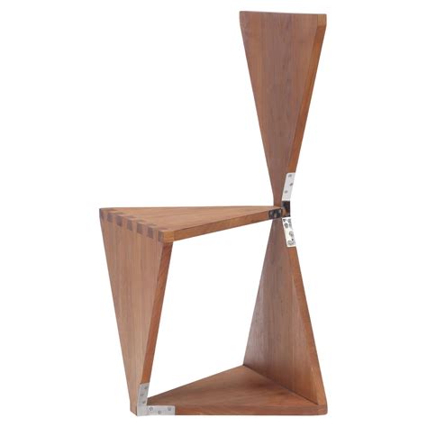 "Elfenbein" Oiled Solid Teak Hall Chair Designed by Maximilian Eicke