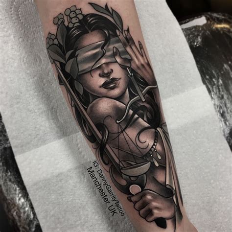 Themis lady justice tattoo | Justice tattoo, Picture tattoos, Medusa tattoo