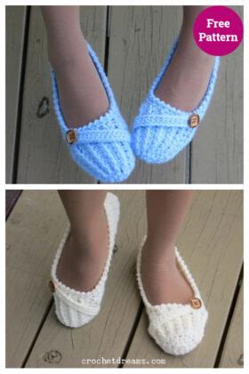 8 Ballet Slippers Crochet Patterns