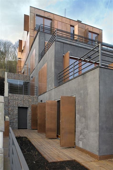 Terrace House | Pavel Hnilicka Architekti - Arch2O.com | 주택 건축물, 테라스 ...