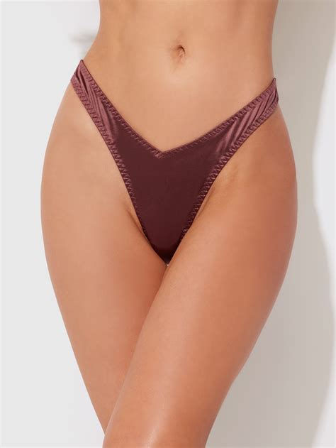 Rising Star Liquid Satin Tanga - Fredericks Of Hollywood – Frederick's