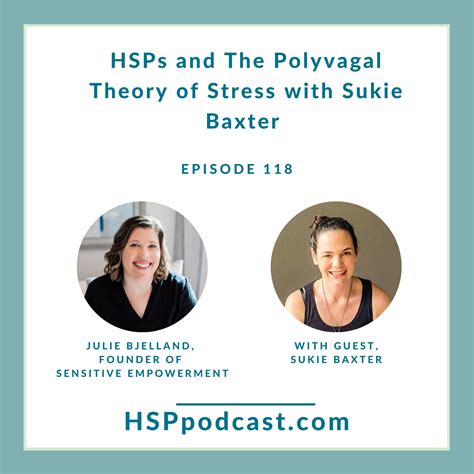 Episode 118: HSPs and The Polyvagal Theory of Stress with Sukie Baxter