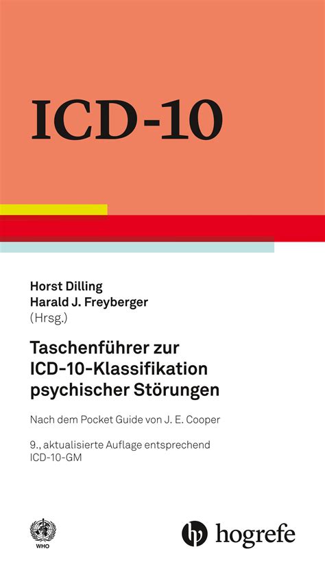 Taschenführer zur ICD-10-Klassifikation psychischer Störungen - 2019