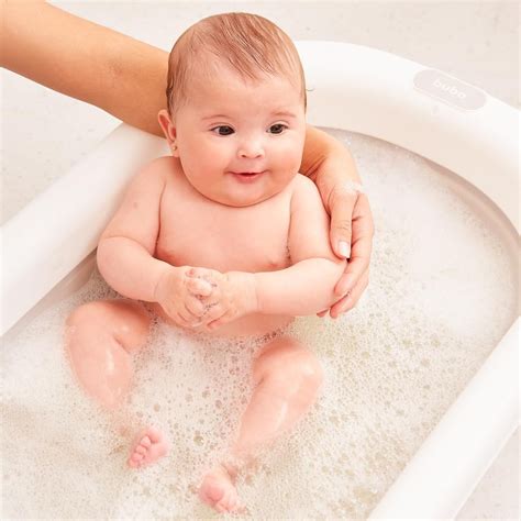 Banheira Buba Dobrável Rosa - Banheira Para Bebe Dobrável Rosa Buba - 21070 - Fabrica da Alegria