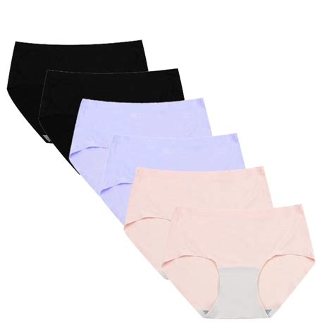 Uccdo 8-16T Teens Big Girls Ice Silk Underwear Hipster Briefs Undies