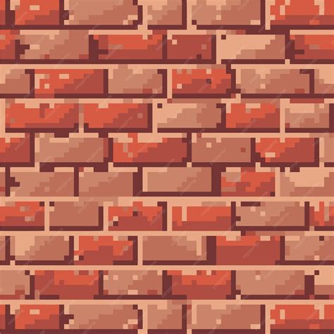 premium vector vector brick wall pixel blocks background pattern