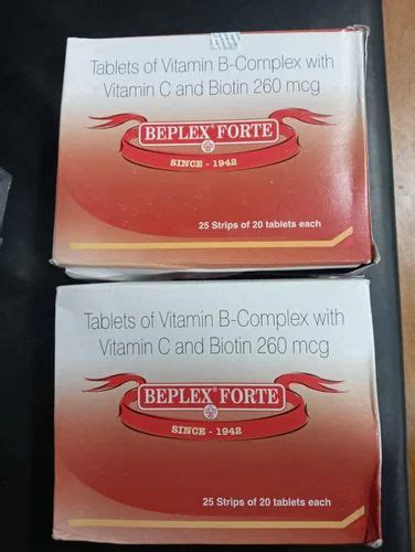 Beplex Forte Tablet at ₹ 15/stripe | Beplex Tablet in Surat | ID ...