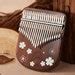 17/21-key Thumb Piano With Cherry, Portable Musical Instrument, Kalimba ...
