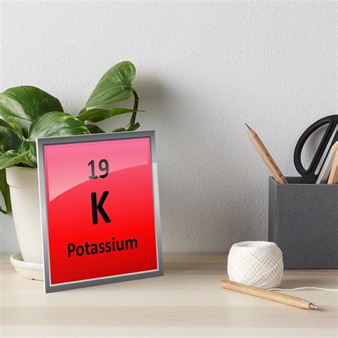 "Potassium - K - Periodic Table Element Symbol" Art Boards by ...